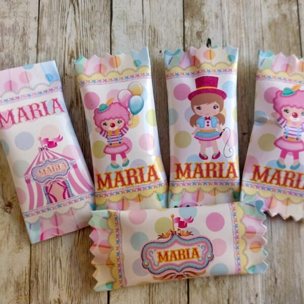 Kit Digital Balinhas Circo Rosa