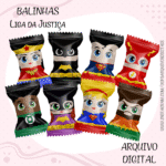 Kit Digital Balinhas Liga da Justica