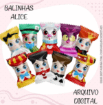 Kit Digital Balinhas Alice no Pais das Maravilhas - v1