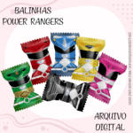 Kit Digital Balinhas Power Rangers