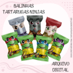 Kit Digital Balinhas Tartarugas Ninjas